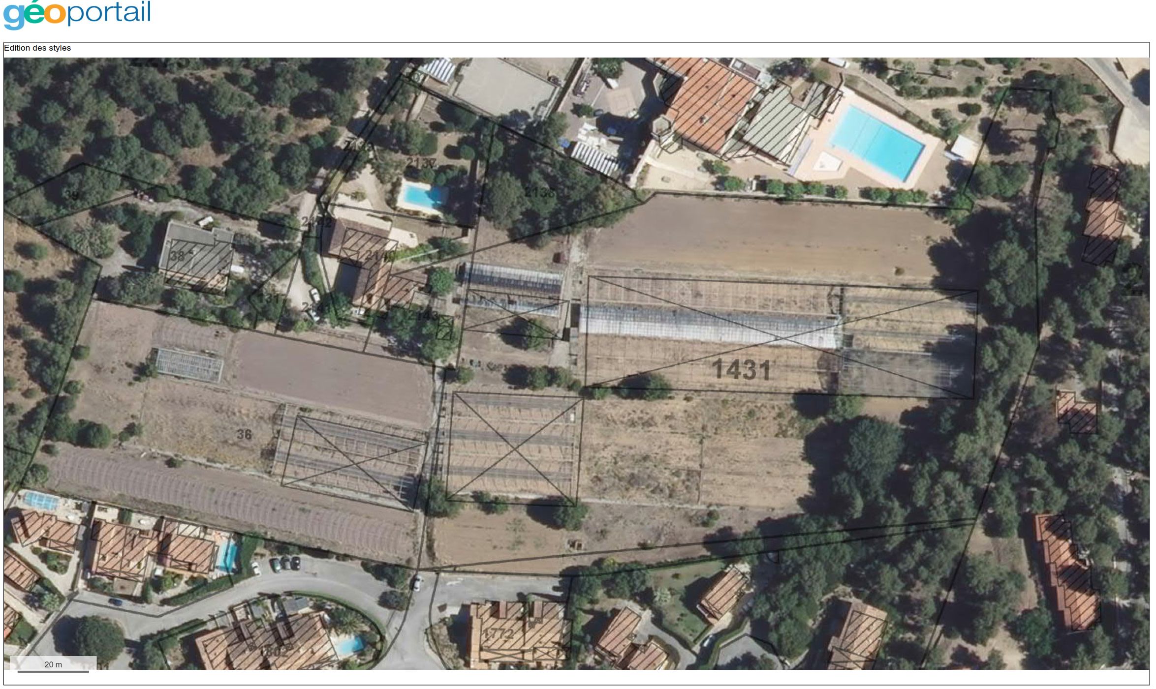 Carte des serres Garrone